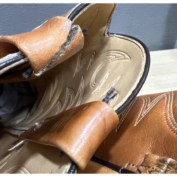 Durango Western Ranch Riding Distress Mens Boots Brown Size 10.5 EE main image 13